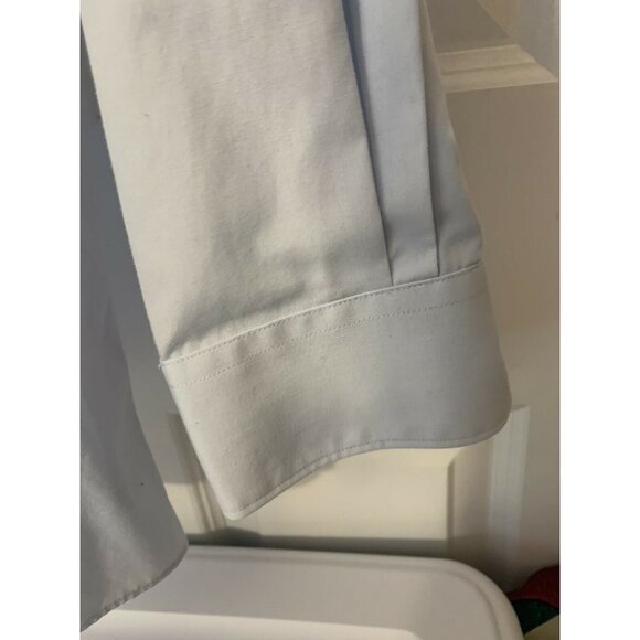 Murano Men’s Pale Blue‎ Slim Fit Dress Shirt with Pleated Cuffs Sz 17 1/2 /35 XL - Picture 4 of 5